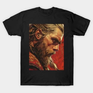 Saga of the Norse: Viking Exploration, Epic Tales, and Anime-Manga Heritage in Vinland Saga Art T-Shirt